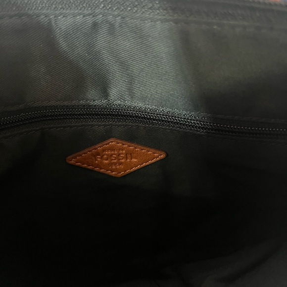 Fossil Crossbody Bag key multicolor zipper - Picture 6 of 7